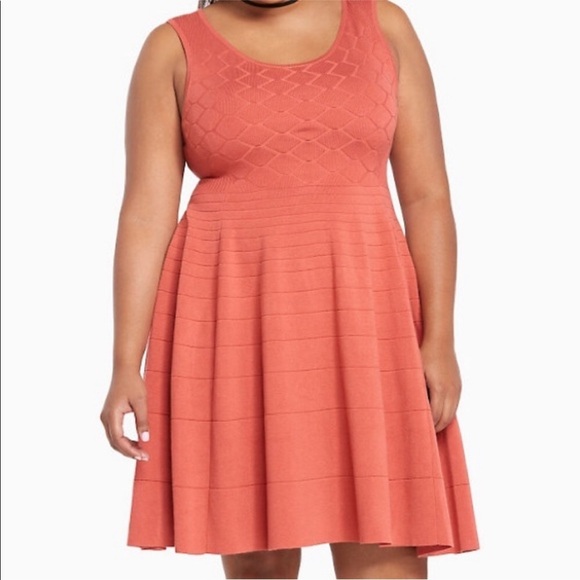 Torrid Knit Skater Dress - Picture 1 of 4